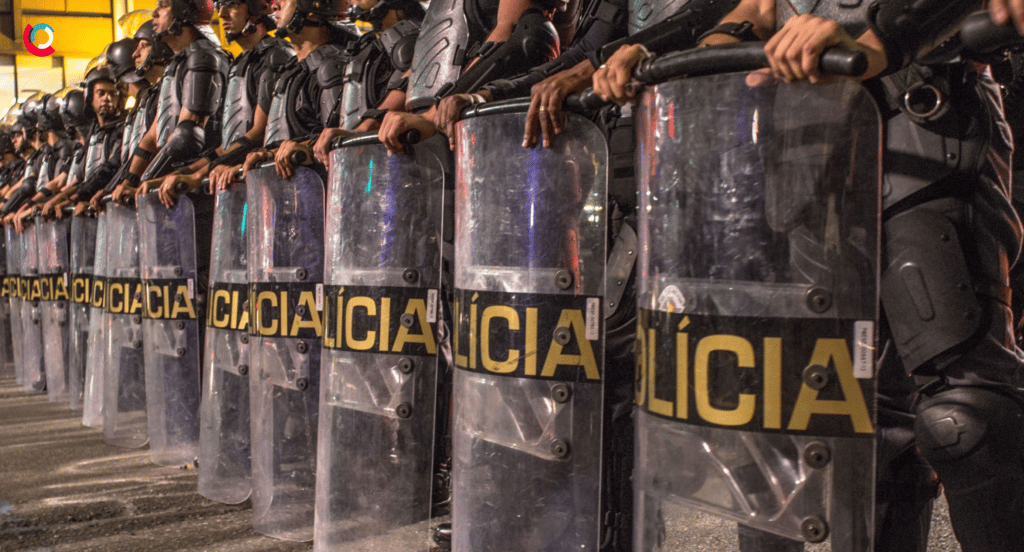 Brazil riot police