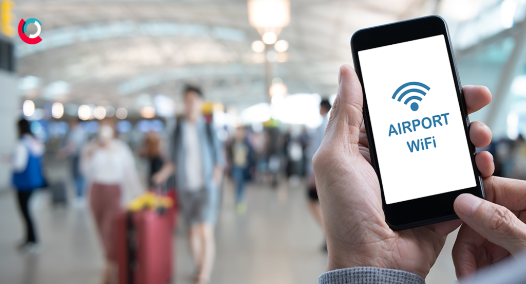 August Travel Outlook free wifi at airports risks