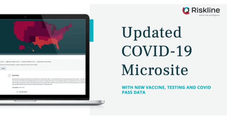 Covid-19 microsite