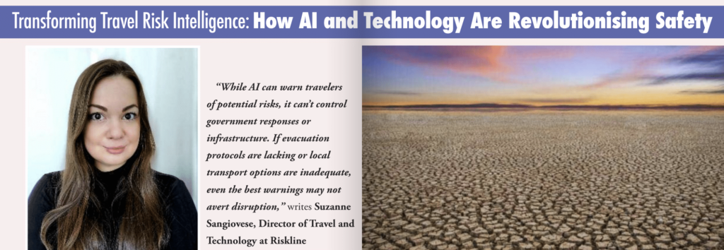 Suzanne Sangiovese on AI in Travel Risk Intelligence