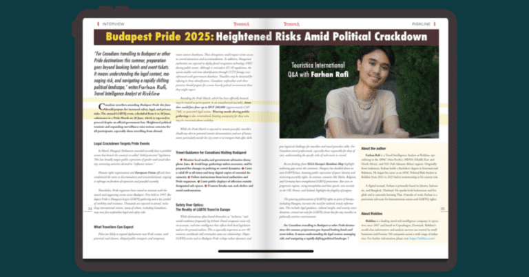 Budapest Pride 2025 travel risks