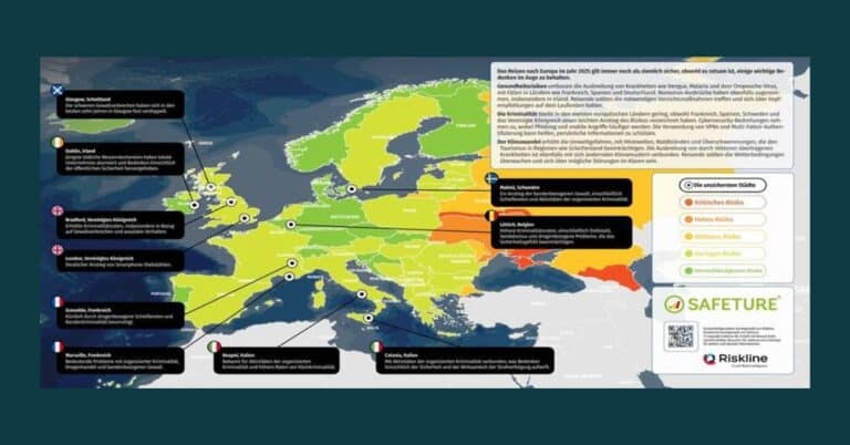 Updated Risk Maps 2025 for travellers and companies