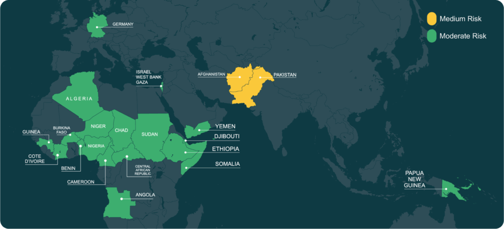 Polio outbreaks and travel risk