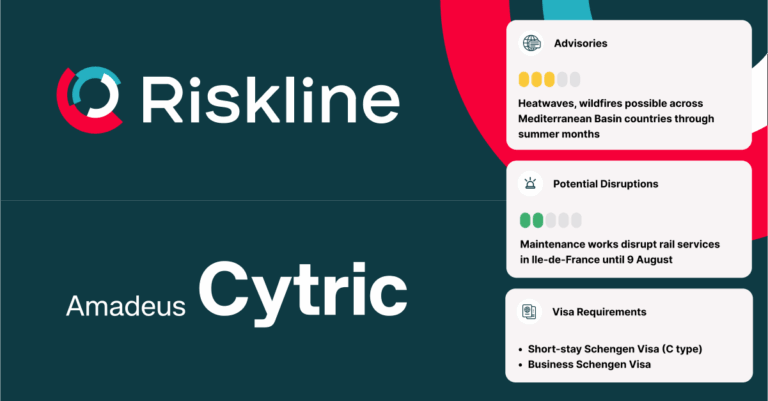 Amadeus Cytric Riskline Travel Search