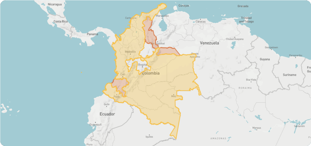 Travel risks in Colombia