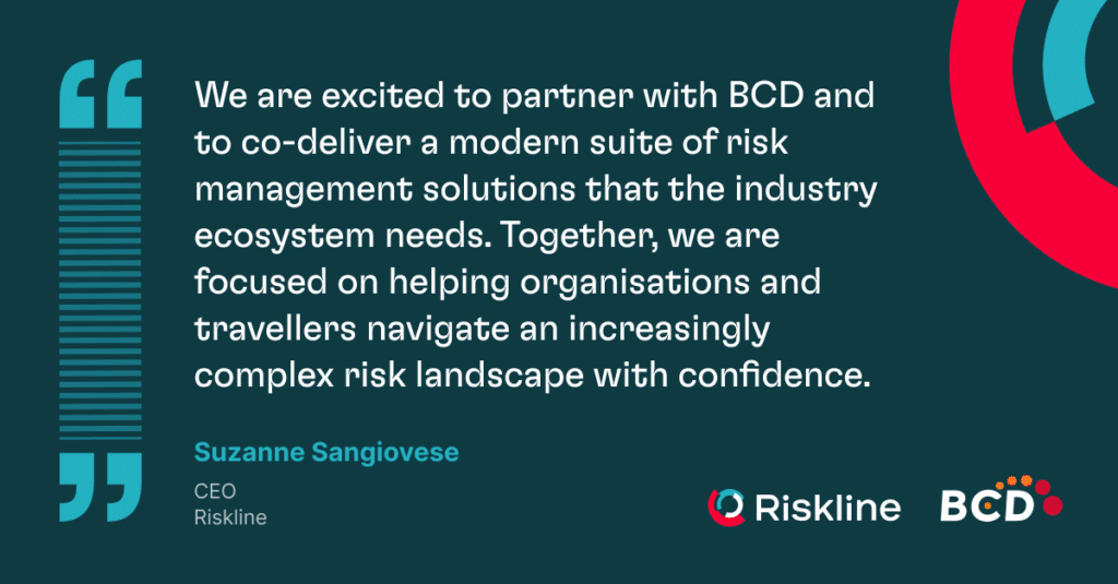 BCD Travel partners with Riskline for advanced risk management
