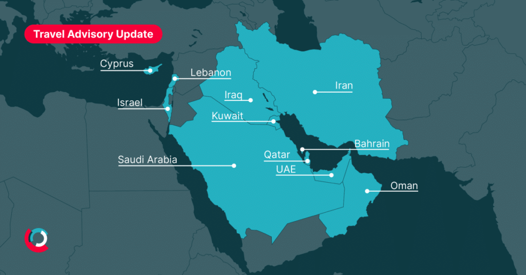 Middle East aviation disruptions