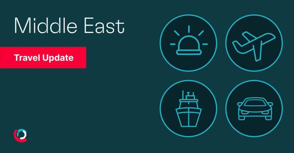 Middle East travel update