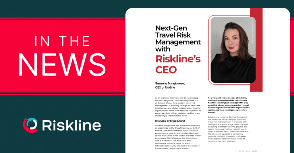 Suzanne Sangiovese travel risk management